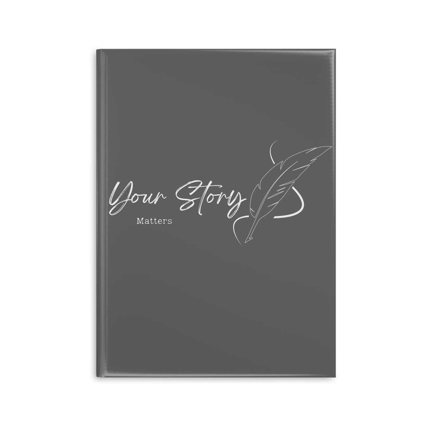 Your Story Matters // Write Out Loud // Hardcover Notebook with Puffy Covers (Gray)