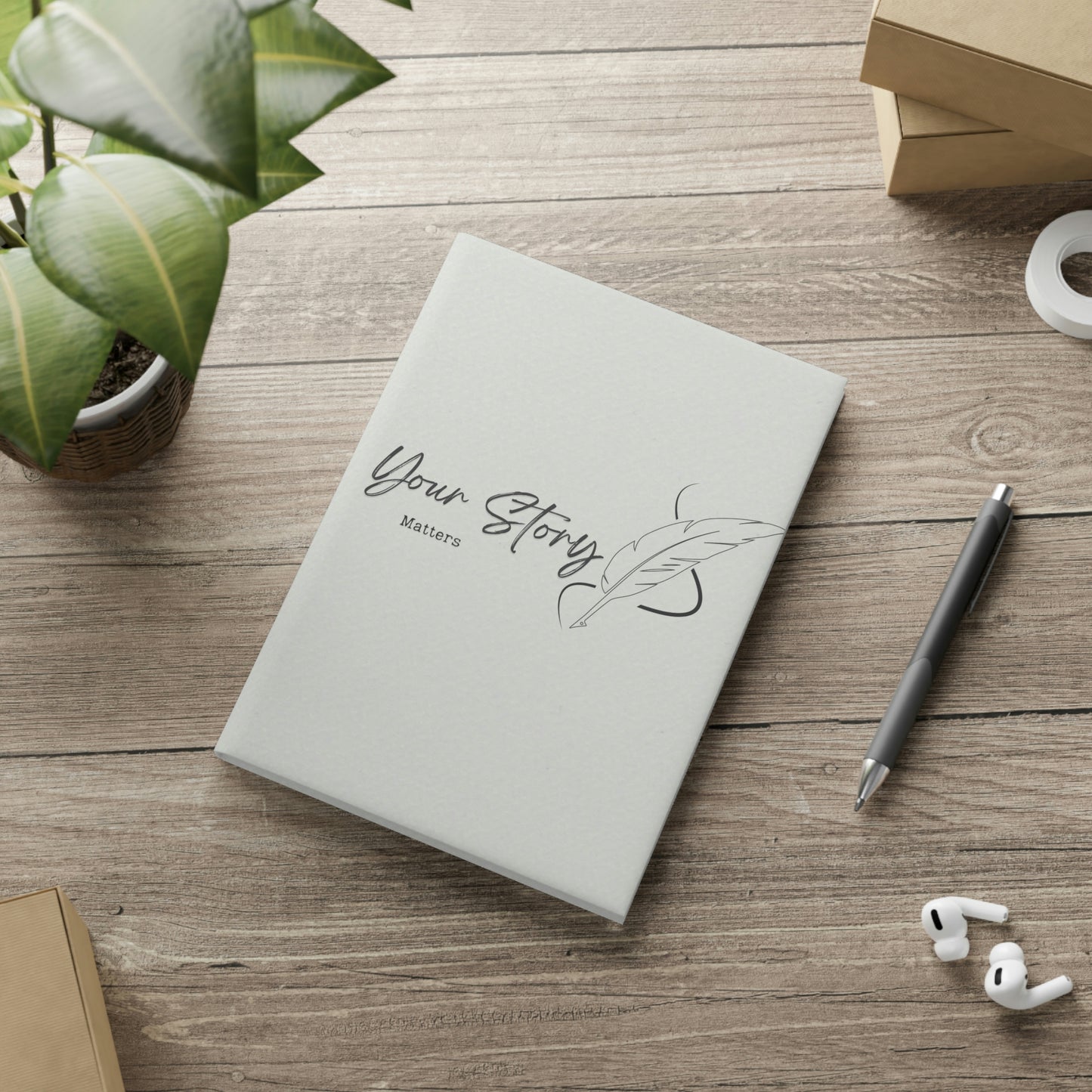 Your Story Matters // Write Out Loud // Hardcover Notebook with Puffy Covers
