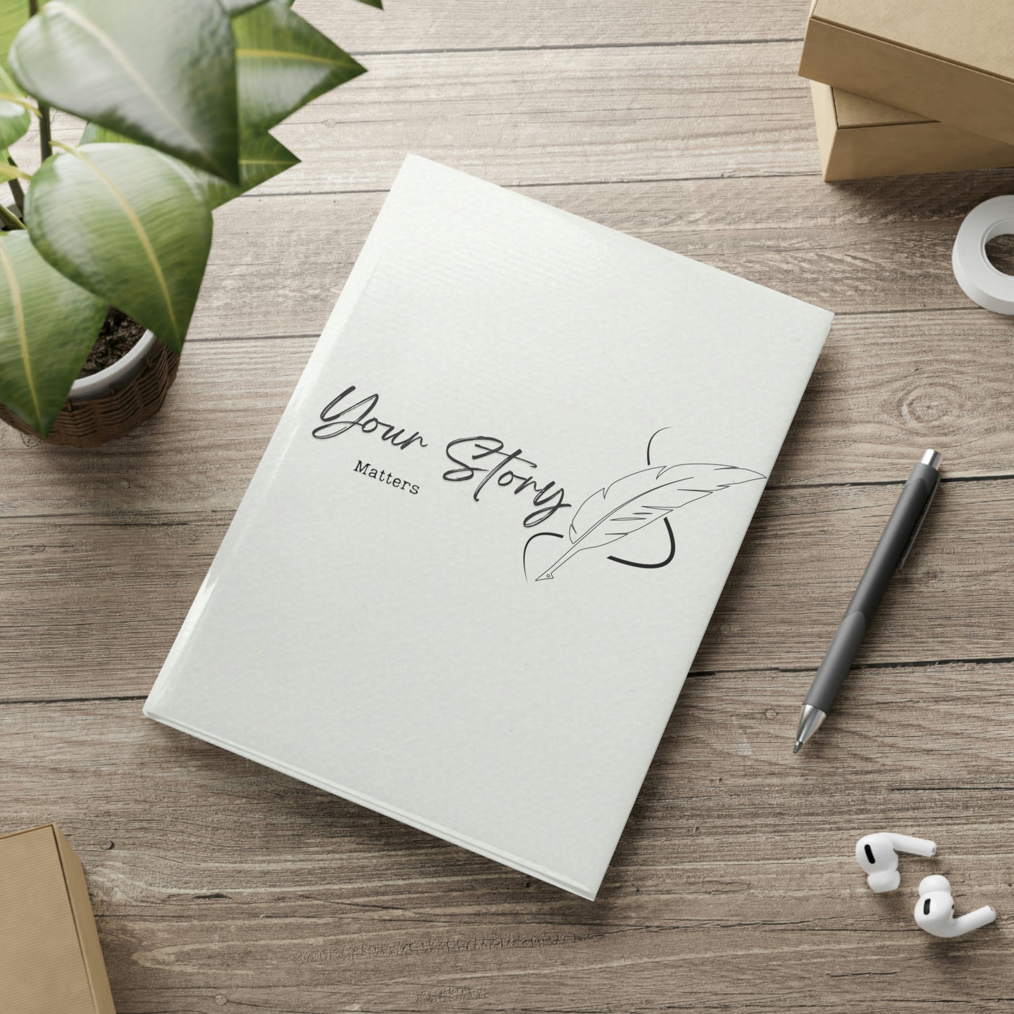 Your Story Matters // Write Out Loud // Hardcover Notebook with Puffy Covers